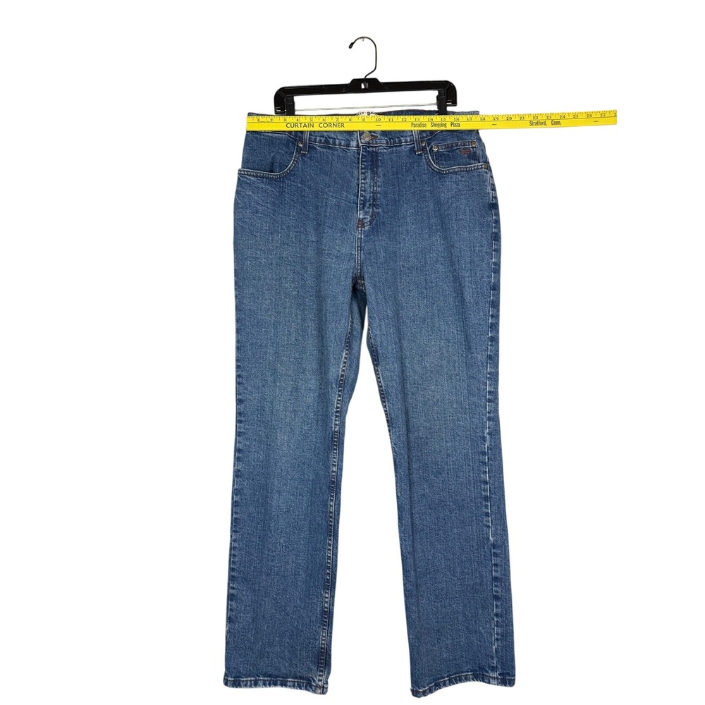 Harley Davidson Mens Straight Leg Relaxed Fit Medium Wash Blue Denim Jeans 36x31 - Picture 3 of 10